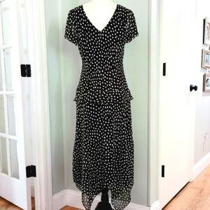 Polka Dot DressVintage Romantic AGB 12